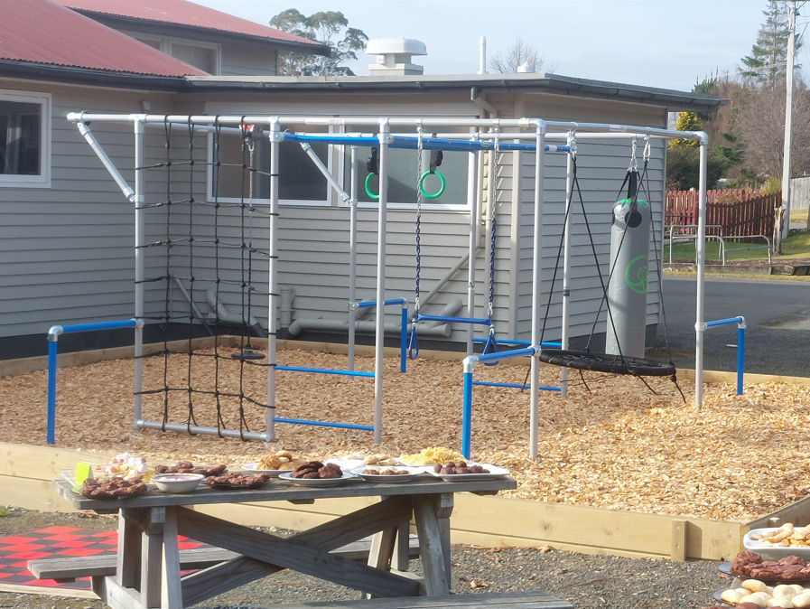 12 completed monkey bars and school playground LR