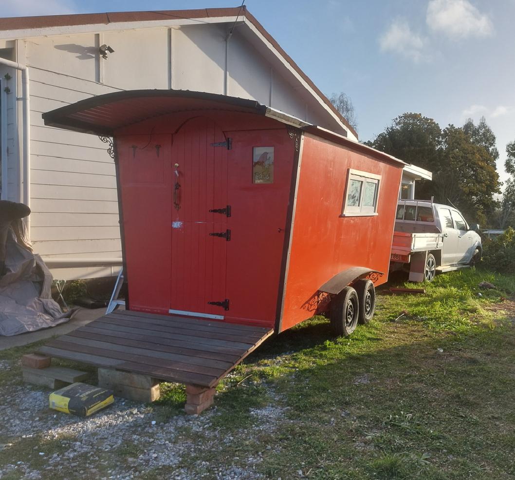 Gilligan Street Palmerston Renovation of an old horse float into a caravan JDBuilders main