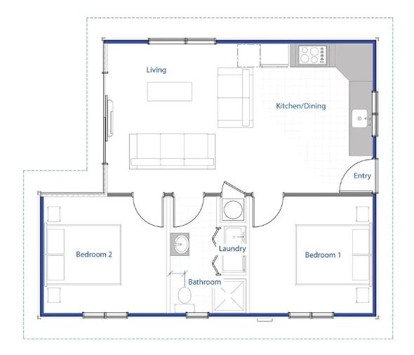 2 Oxford Clever Living Homes Floorplan JDBuilders