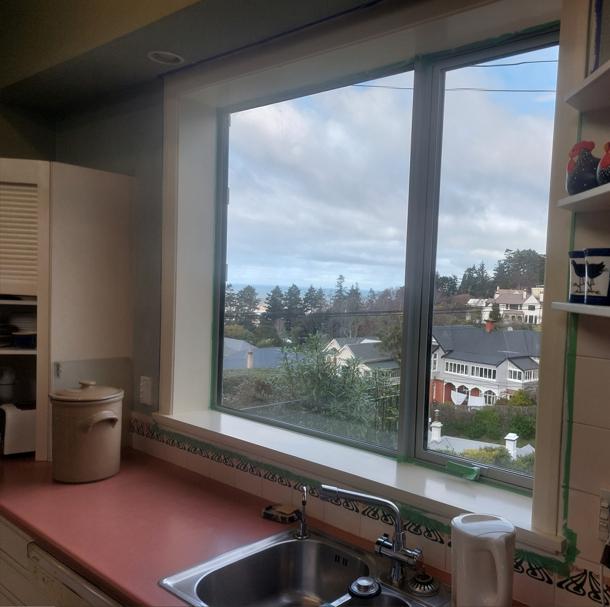 4 19 Tweed St Roslyn, Dunedin Completion of interior of newly installed double glazed window in the kitchen JDBuilders
