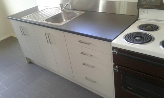Main Auskerry St Palmerston Completed new kitchen in investment property JDBuilders
