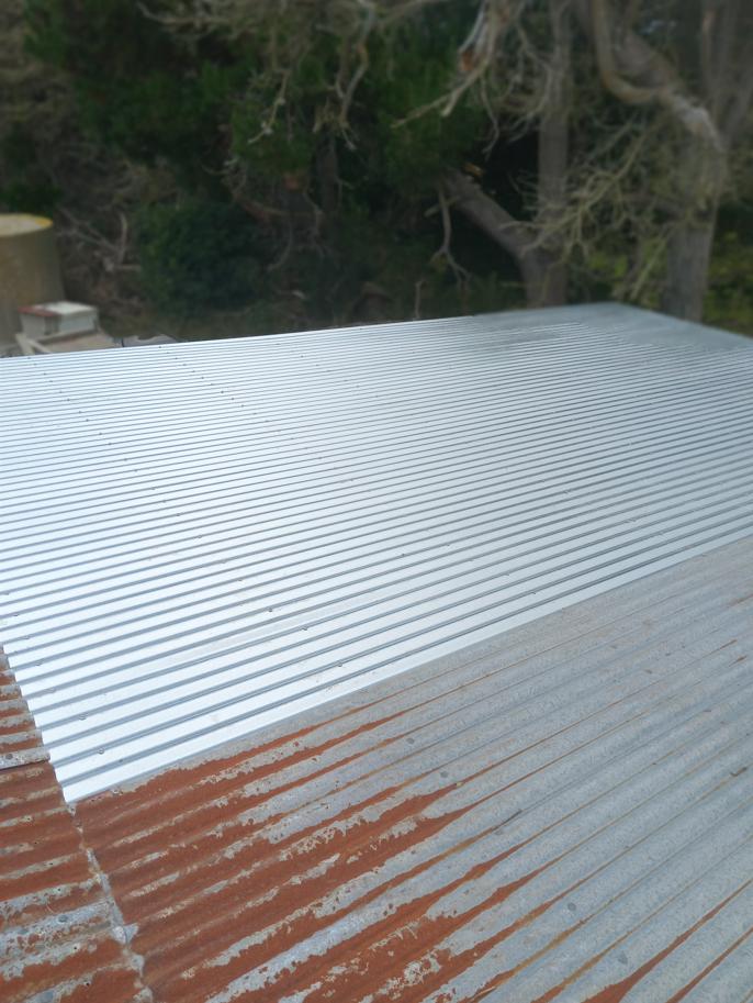 10 2866 Herbert Hampden Road, Waitaki Replacement corrugated iron installed on sharing shed after storm damage JDBuilders