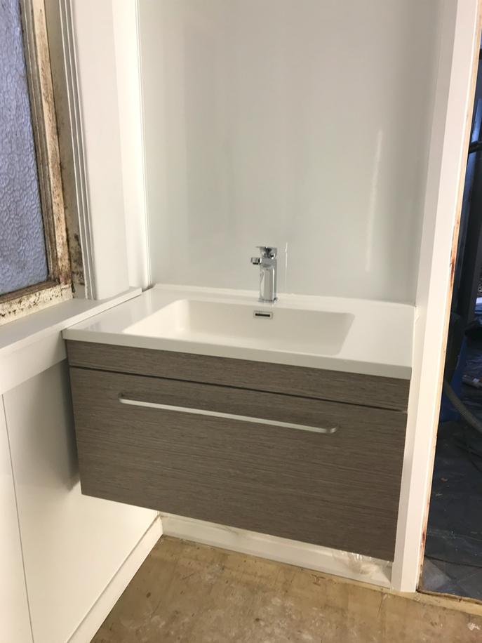 24 75 Opoho Rd, NEV, Dunedin New vanity installed in the bathroom JDBuilders