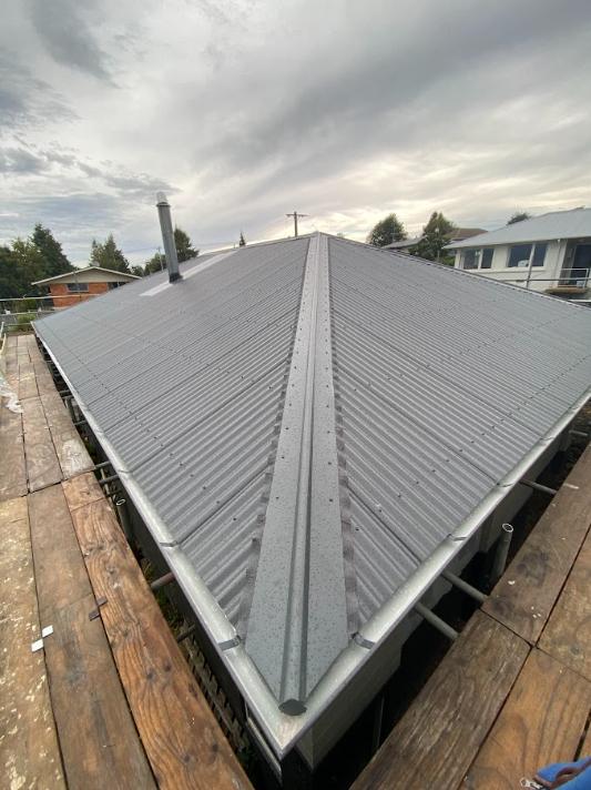 14 254 Brockville Rd, Brockville, Dunedin Completion of roofing NE corner JDBuilders