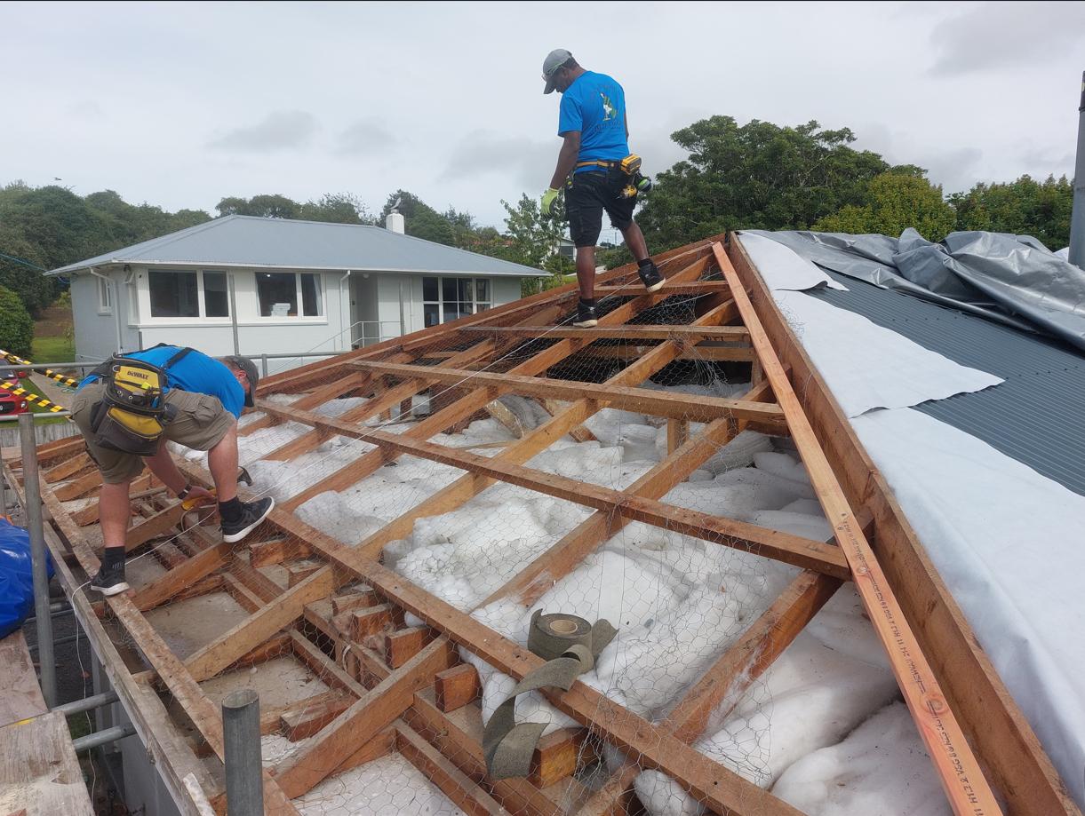 8 254 Brockville Rd, Brockville, Dunedin Continuation of roofing preparation JDBuilders