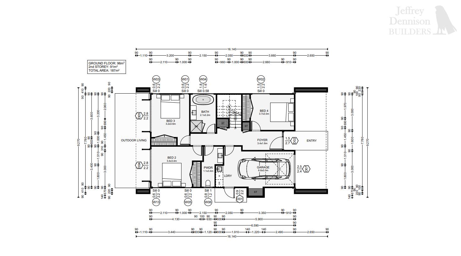 Riverstone Floor Plan Concept for New House JDBuilders