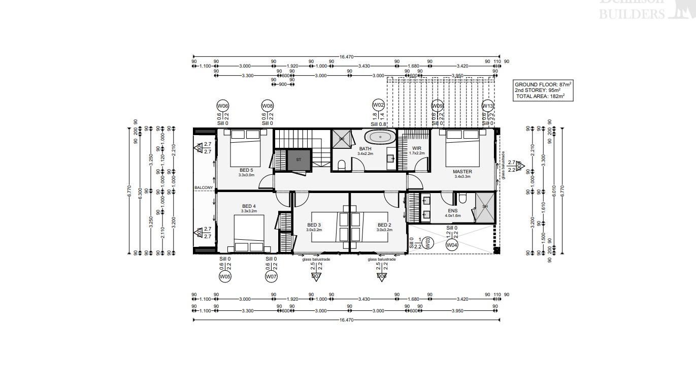 Cape Wanbrow Second Storey Floor Plan for New House JDBuilders