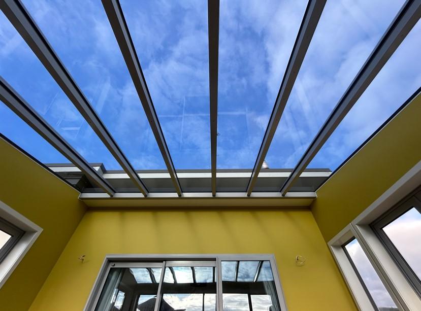 10 Admiring the new skylights in the conservatory JDBuilders