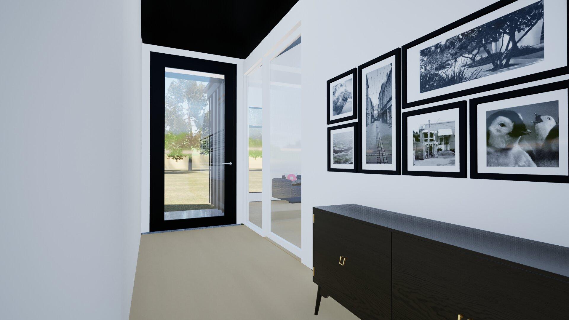 5 Arrowtown interior with a view from the hall to the front door JDBuilders