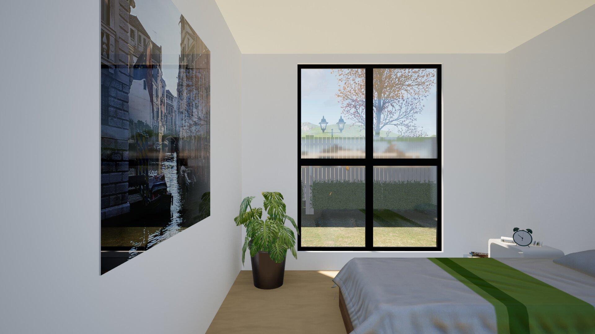 7 Arrowtown interior with a view from one of the bedrooms to the view outside JDBuilders